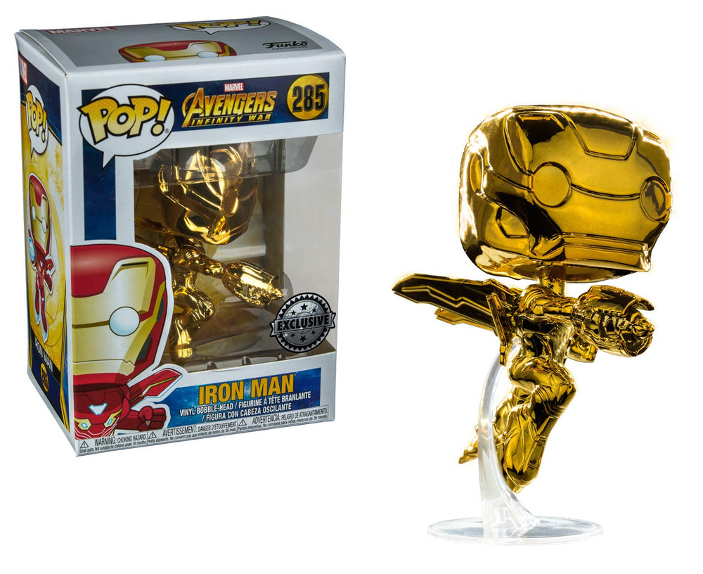 Iron Man (Chrome Gold) #285 Avengers Infinity War Pop! Vinyl