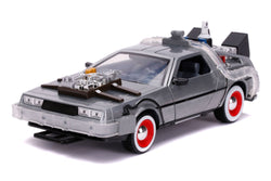 Back to the Future Part III - Time Machine Raw Metal 1:24 Scale Hollywood Ride
