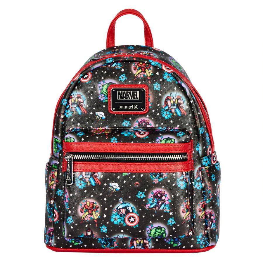 Avengers Floral Tattoo Mini Backpack