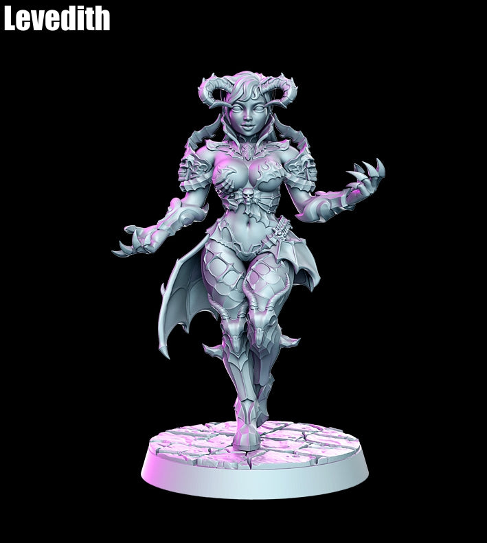Levedith - A Witcher Contract A Witcher Contract D&D 3D Resin Printed 32mm Miniature - Green Wildling Miniatures