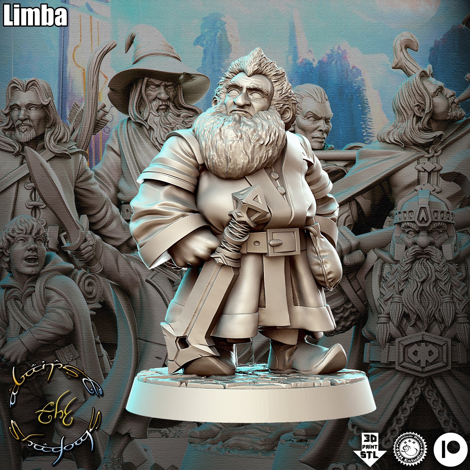 Limba - Against the Shadows - Green Wildling Miniatures