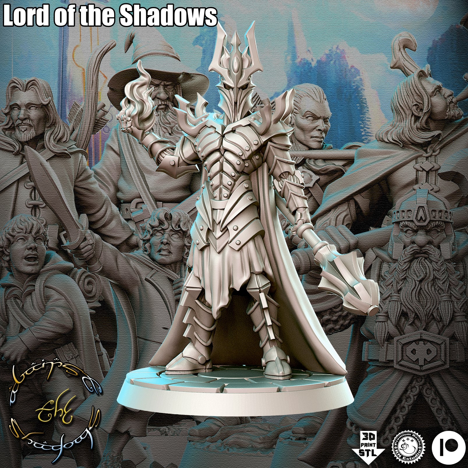 Lord of the Shadows - Against the Shadows - Green Wildling Miniatures