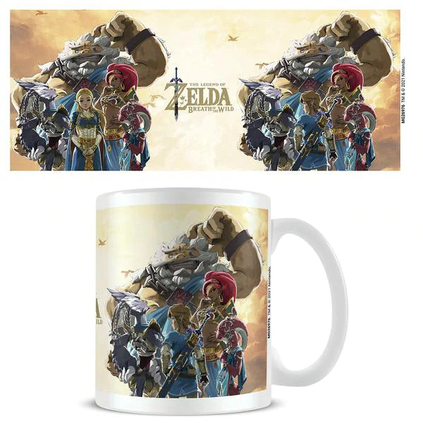 The Legend Of Zelda: Breath Of The Wild - Champions Sunset - White Mug