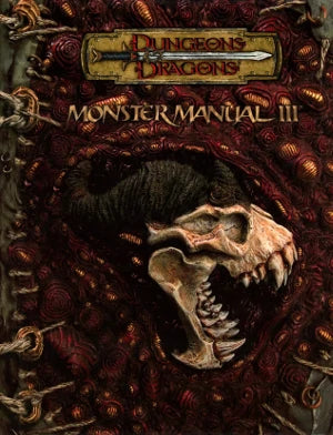 3rd Edition Edition Dungeons & Dragons Monster Manual III (3)