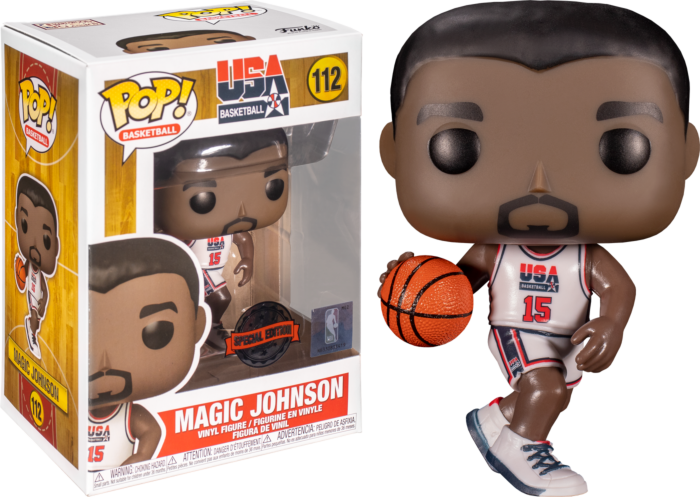 NBA - Magic Johnson 1992 Team USA Navy US Exclusive 10