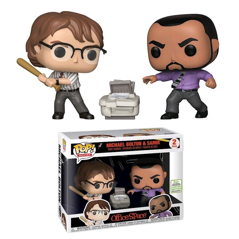 Michael Bolton & Samir 2 Pack OfficeSpace 2019 Spring Convention Limited Edition Pop! Vinyl