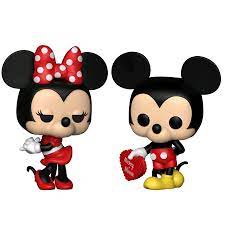 Minnie & Mickey Valentine 2 Pack Disney Pop! Vinyl