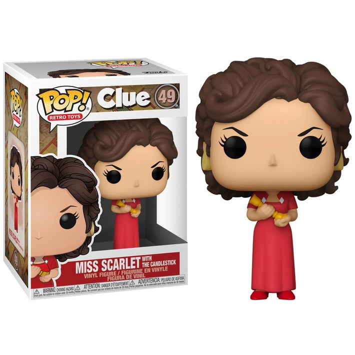 Miss Scarlet with the Candlestick #49 Clue Pop! Vinyl