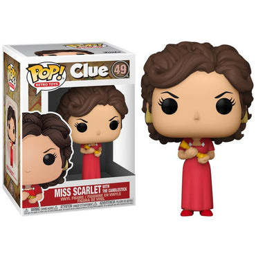 Miss Scarlet with the Candlestick #49 Clue Pop! Vinyl