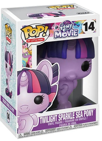 Twilight Sparkle Sea Pony w/ chase #14 My Little Pony The Movie Pop! Vinyl