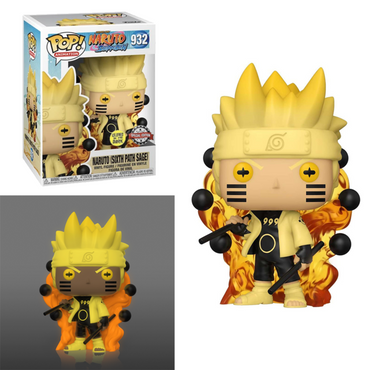 Naruto (Sixth Path Sage) Glows in the Dark #932 Naruto Shippuden Pop! Vinyl