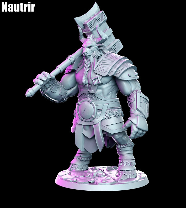 Nautrir - A Witcher Contract A Witcher Contract D&D 3D Resin Printed 32mm Miniature - Green Wildling Miniatures