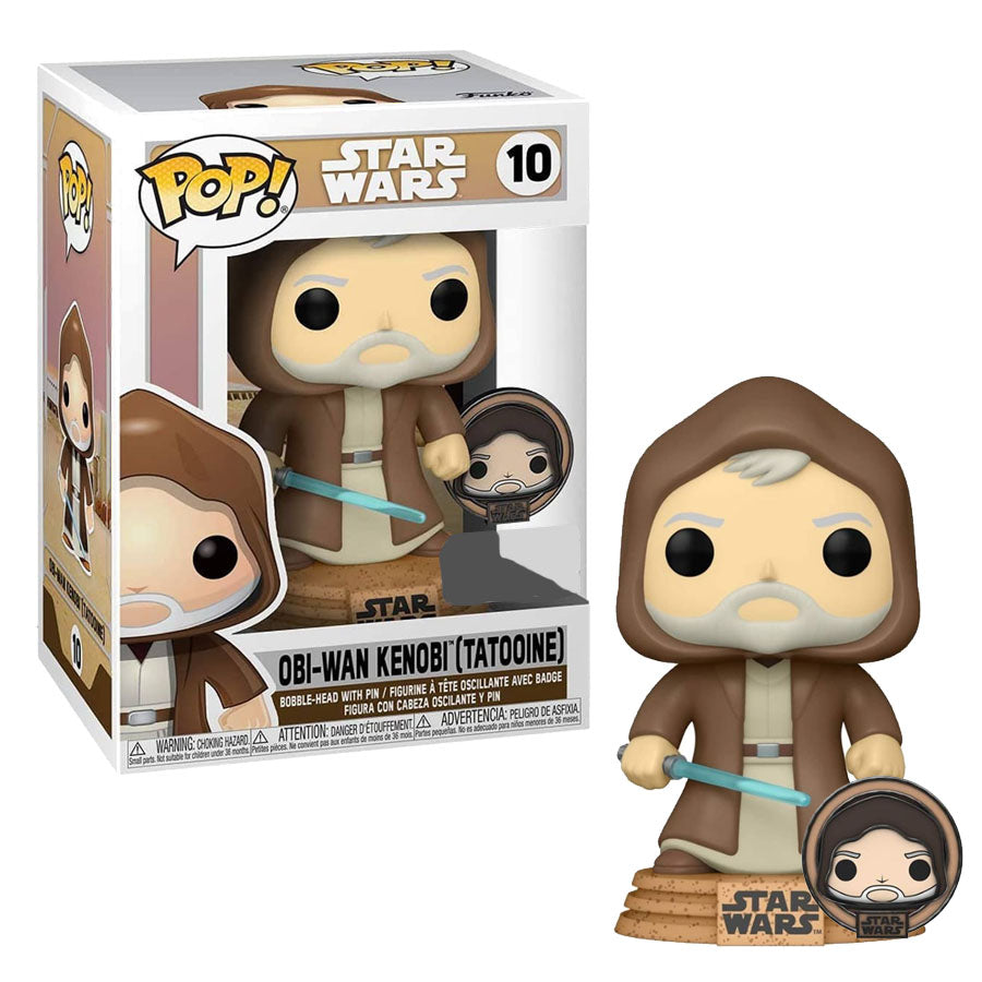 Obi-Wan Kenobi (Tatooine) #10 Star Wars: Across the Galaxy US Exclusive Pop! Vinyl with Pin