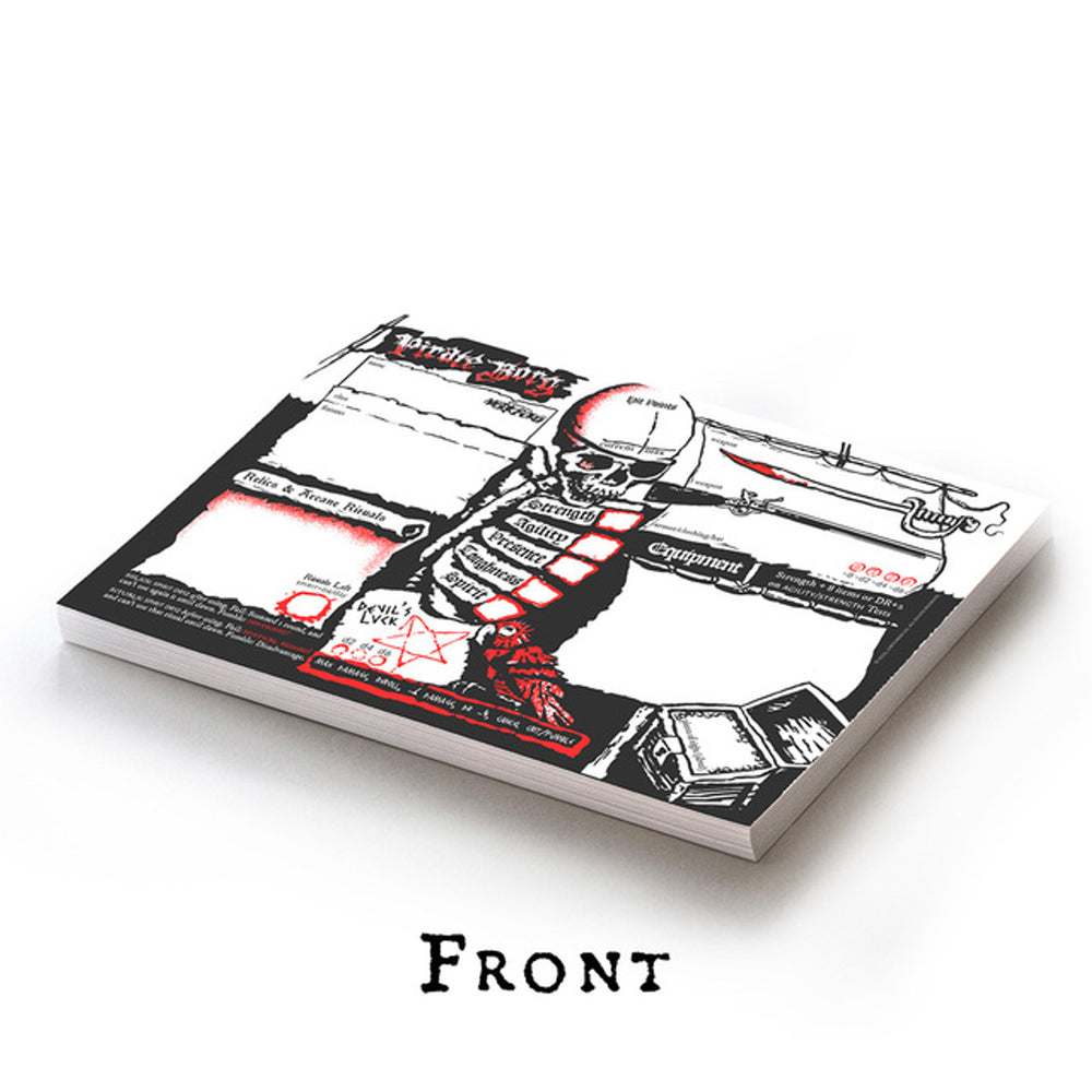 Pirate Borg Character/Ship Pad