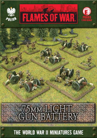 Flames of War - Polish 75mm Light Gun Battery