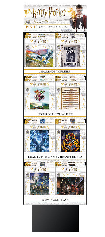 Aquarius Puzzle Harry Potter Puzzles 24 Unit Puzzle Display Stand 1000 pieces (CDU of 24)