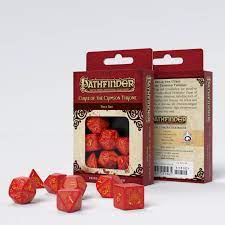 Q-Workshop Pathfinder Curse of the Crimson Throne Dice Set (7)