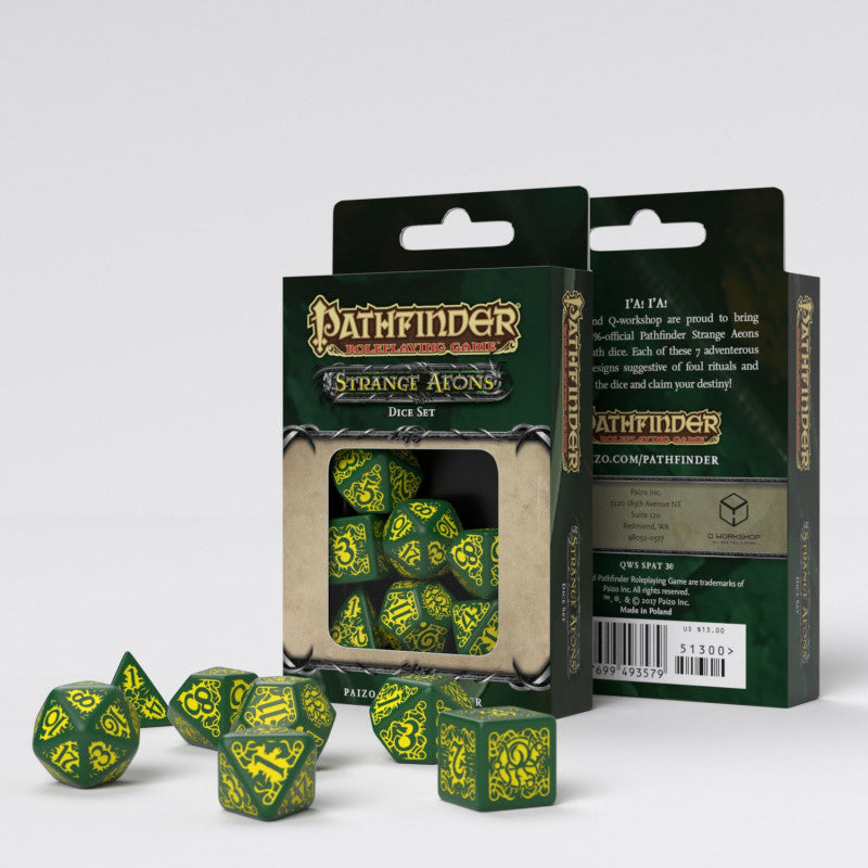 Q-Workshop Pathfinder Strange Aeons Dice Set (7)