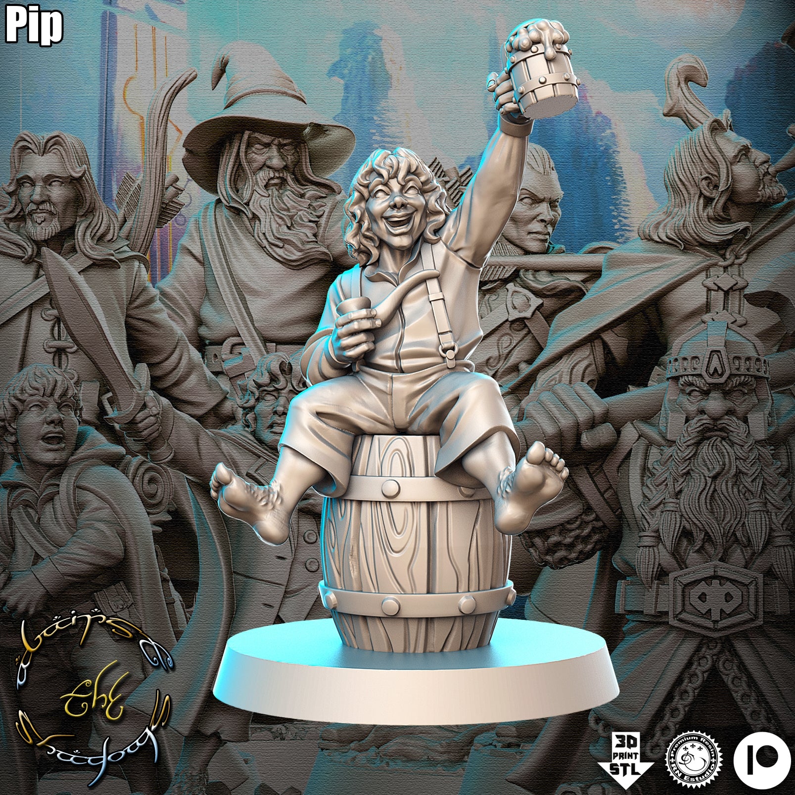 Pip - Against the Shadows - Green Wildling Miniatures