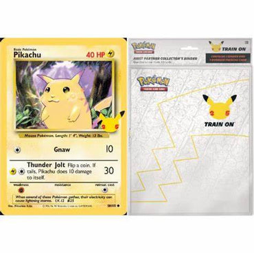 Pokemon 25th Anniversary First Partner Collector's Binder with Jumbo Card