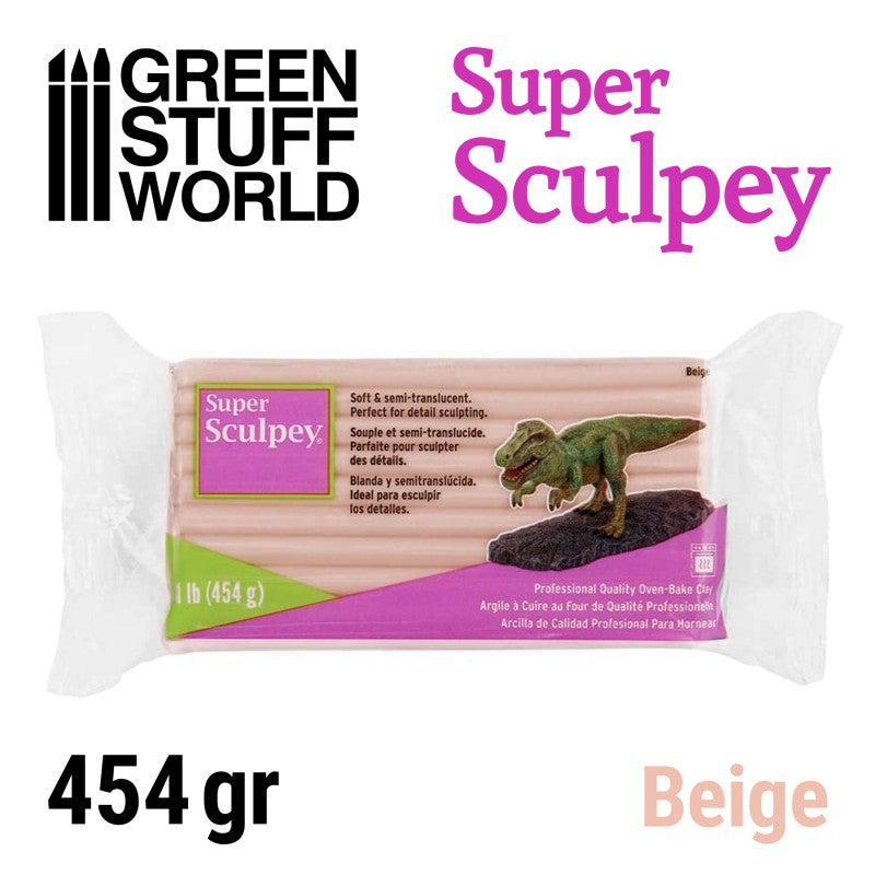 Super Sculpey Beige 454 gr. - Green Stuff World - Modelling Putty