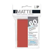 PRO-Matte 60ct Small Deck Protector® sleeves: Red Ultra Pro