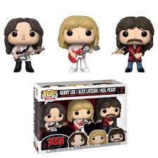 RUSH Pop! Vinyl 3 Pack - Alex Lifeson, Neil Peart and Geddy Lee
