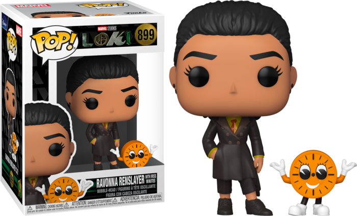 Ravonna Renslayer with Miss MInutes #899 Loki Pop! Vinyl