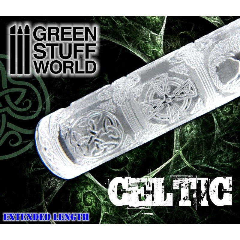 Textured Rolling Pin - CELTIC - Green Stuff World Roller