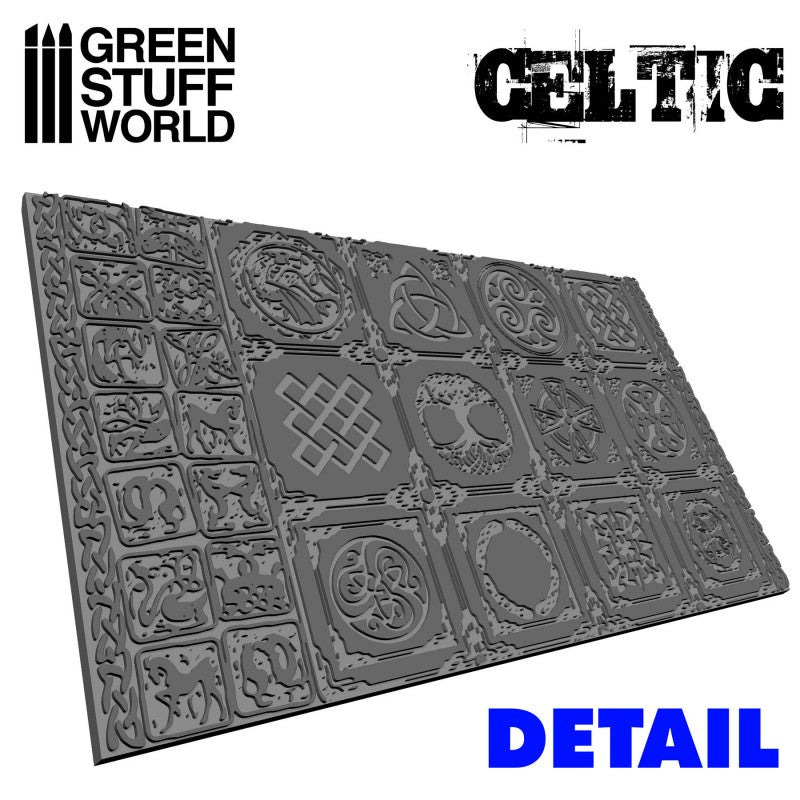 Textured Rolling Pin - CELTIC - Green Stuff World Roller