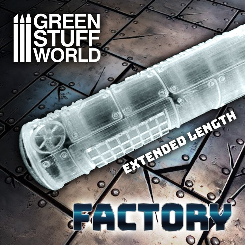 Textured Rolling Pin - Factory Ground - Green Stuff World Roller