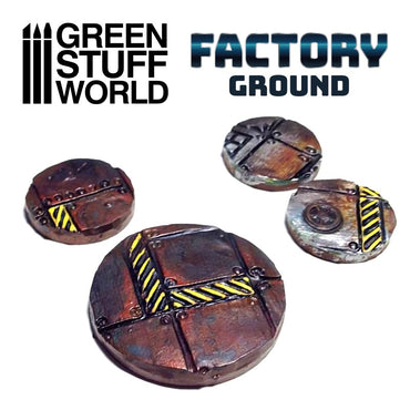 Textured Rolling Pin - Factory Ground - Green Stuff World Roller