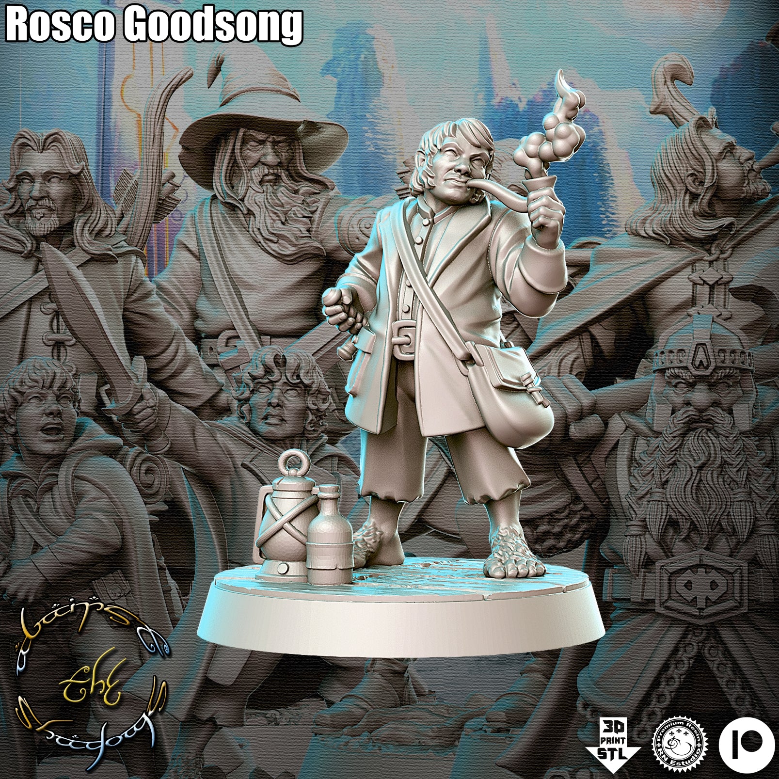 Rosco Goodsong - Against the Shadows - Green Wildling Miniatures SPECIAL ORDER