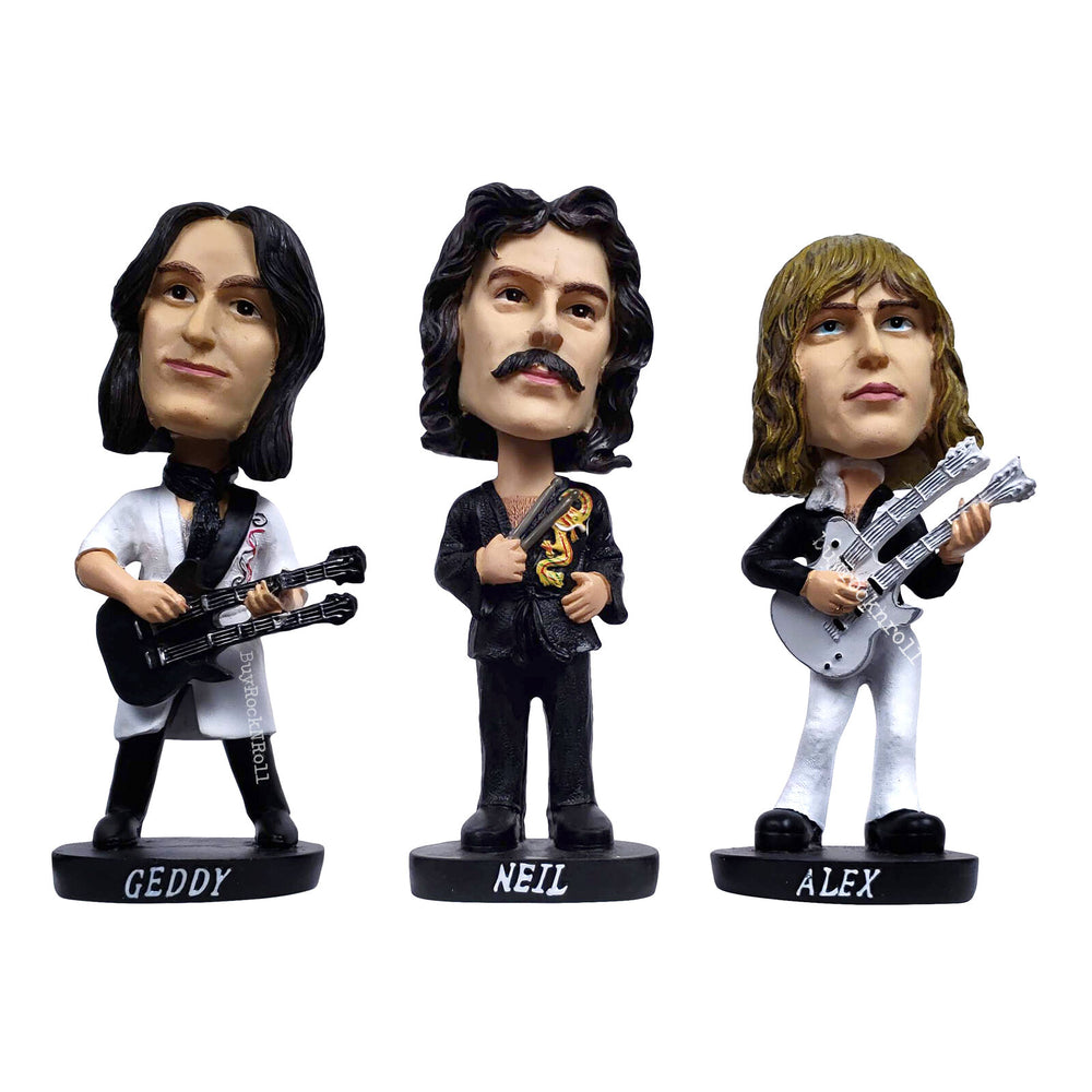 Rush Hand Painted Bobblehead Dolls
