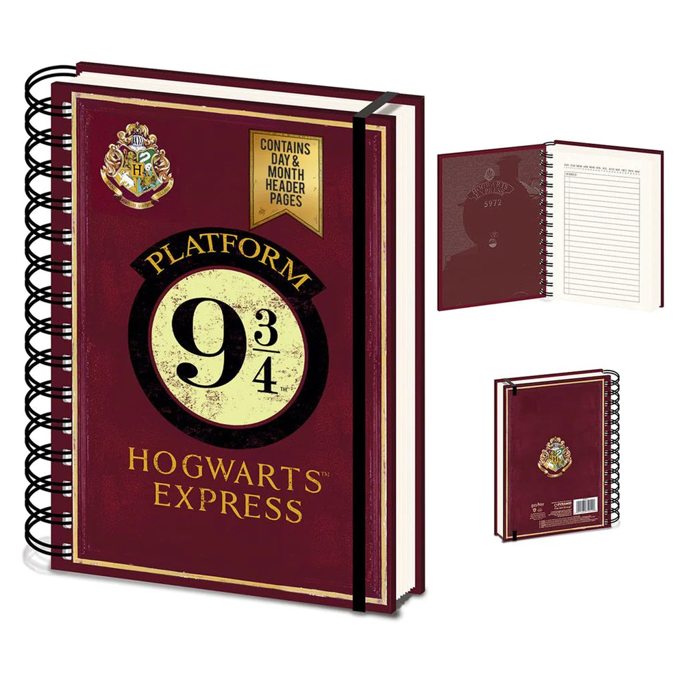 Harry Potter Platform 9 3/4 A5 Notebook