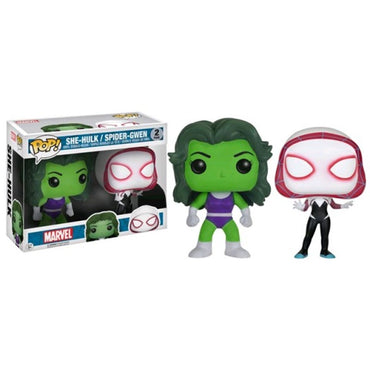 She-Hulk/Spider-Gwen 2 Pack Marvel Pop! Vinyl