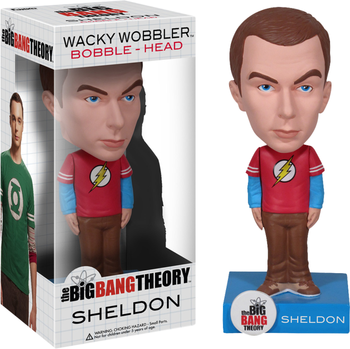 Sheldon Bobblehead - Big Bang Theory Wacky Wobbler