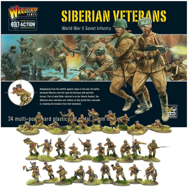 Siberian Veterans - WWII Soviet Infantry - Bolt Action