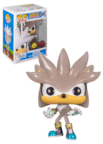 Silver Glow in the Dark #633 Sonic the Hedgehog Pop! Vinyl