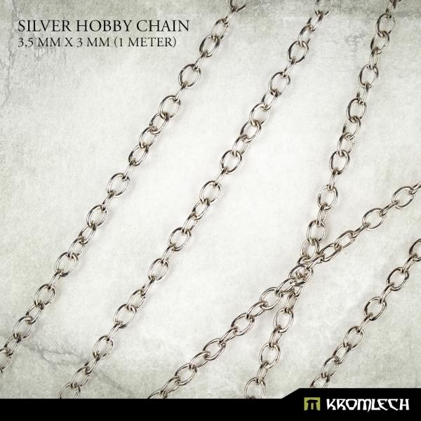 Accessories: Black Hobby Chain 3,5mm x 3mm (1 meter)