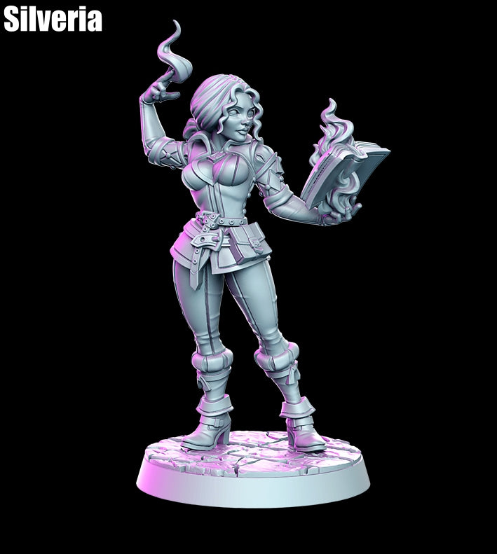 Silveria - A Witcher Contract A Witcher Contract D&D 3D Resin Printed 32mm Miniature - Green Wildling Miniatures SPECIAL ORDER