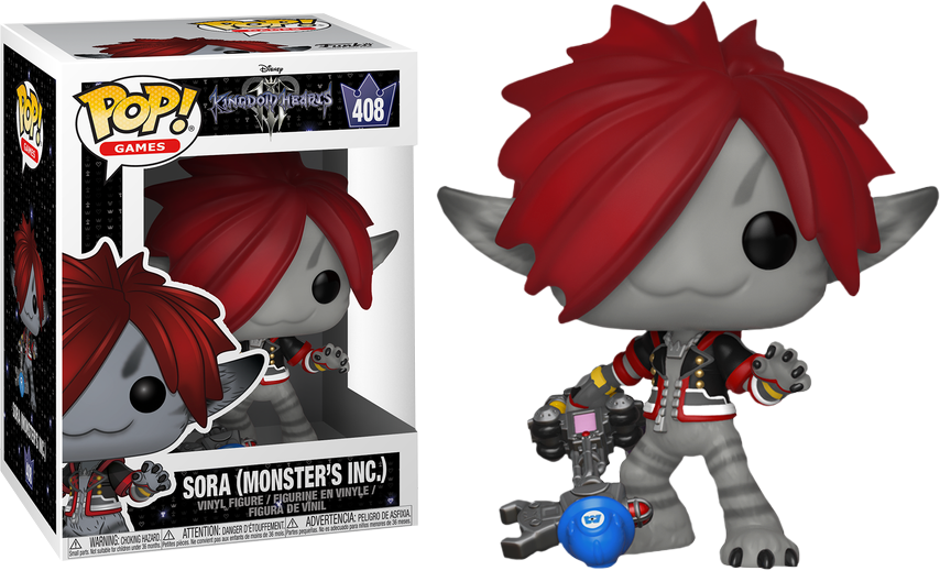 Sora (Monster's Inc.) #408 Kingdom Hearts III Pop! Vinyl