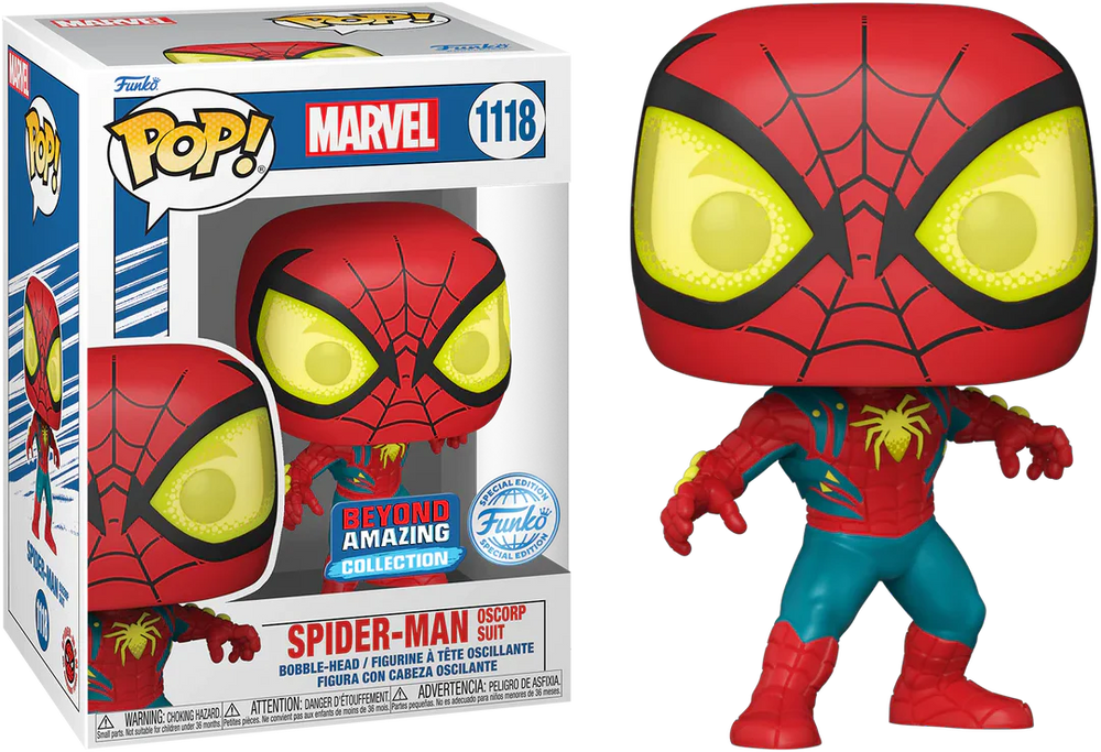 Spider-Man Oscorp Suit (beyond Amazing Collection) (Special Edition) #1118 Marvel Pop! Vinyl