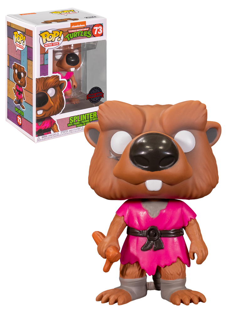 Splinter #73 US Exclusive Teenage Mutant Ninja Turtles (1990) Pop! Vinyl