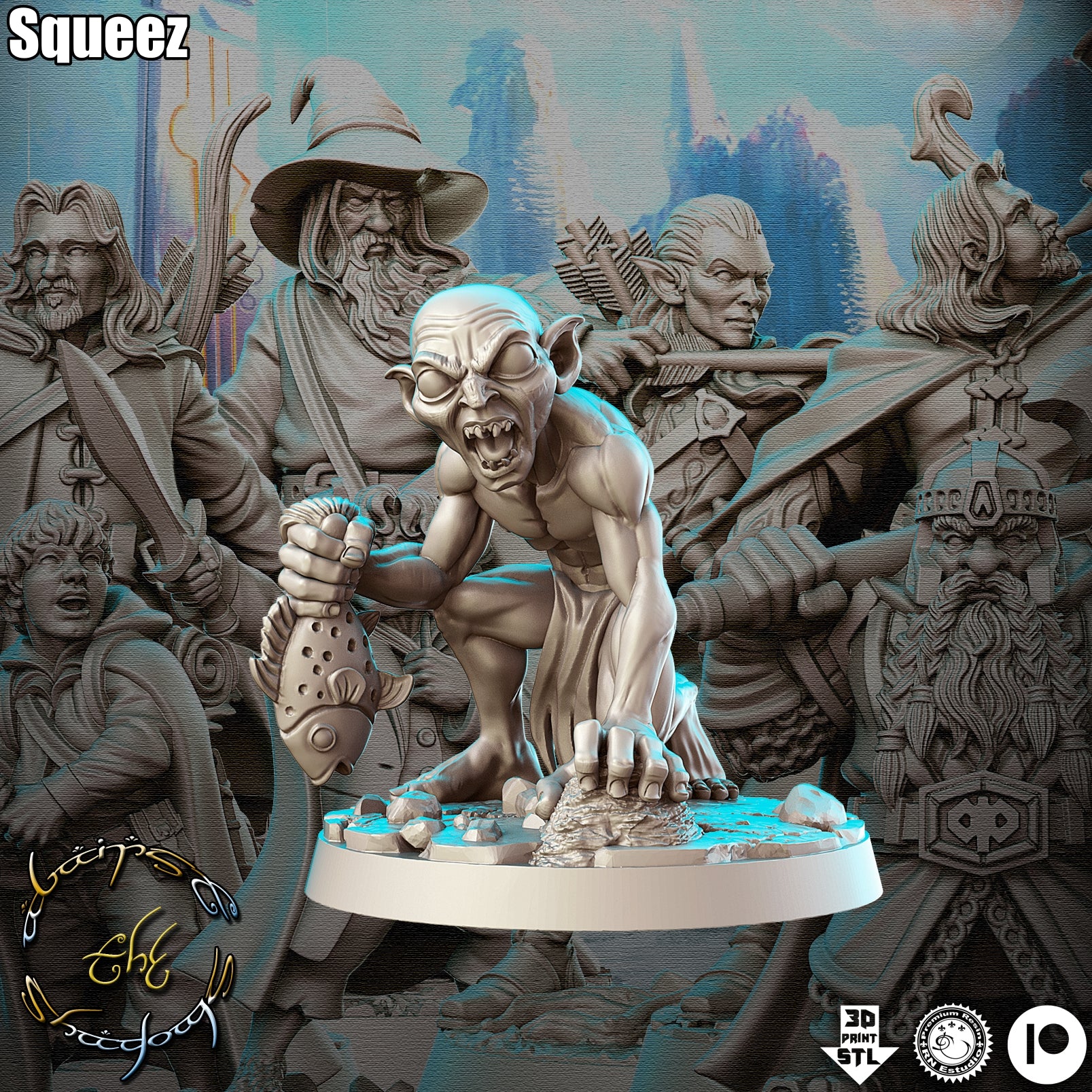 Squeez - Against the Shadows - Green Wildling Miniatures SPECIAL ORDER