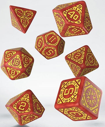 Q-Workshop Starfinder Dawn of Flame Dice Set (7)