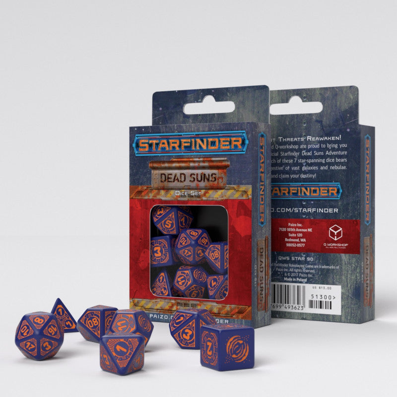 Q-Workshop Starfinder Dead Suns Dice Set (7)