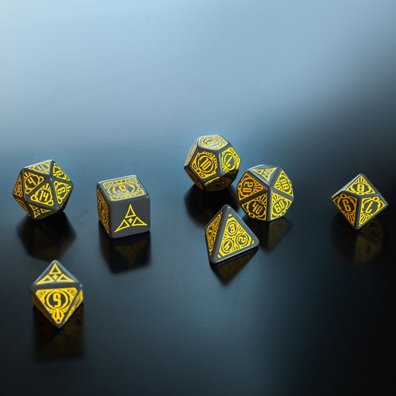Q-Workshop Starfinder Threefold Conspiracy Dice Set (7)