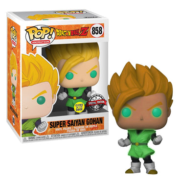 Super Saiyan Gohan (Glow in the Dark) #858 Dragon Ball Z Pop! Vinyl