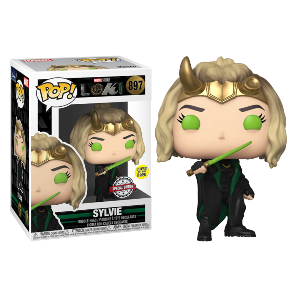 Sylvie (Glow) #897 US Exclusive Loki TV Series Pop! Vinyl